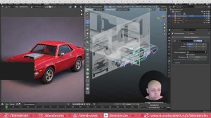 Моделирования автомобиля для компьютерной игры в Блендер 5.1