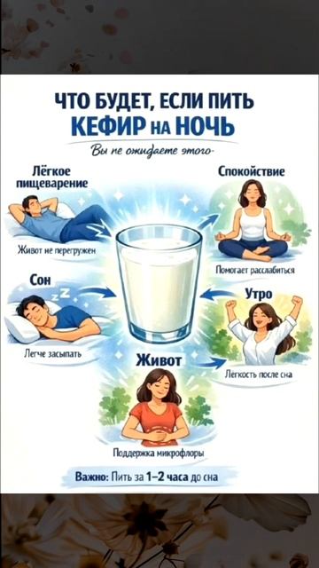 Кефир на ночь