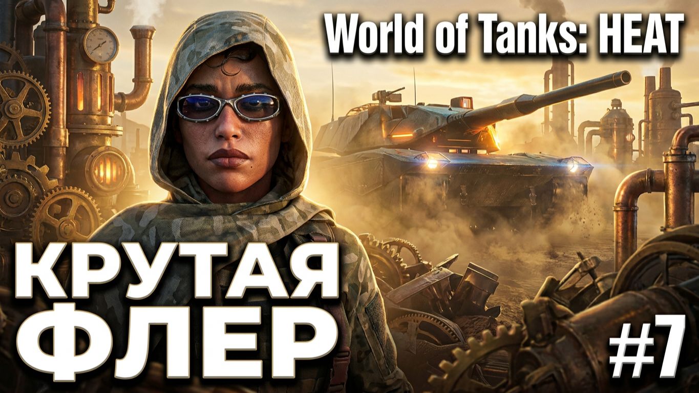 World of Tanks: HEAT - НОВАЯ ГЕРОИНЯ ФЛЕР И ЕЕ ТАНК🕹Эпизод 7