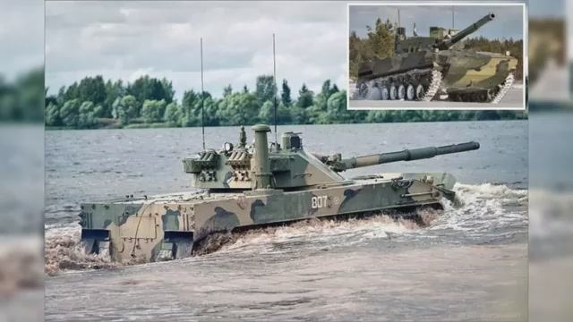 2С25 "Спрут-СД". Как СССР засунул пушку от Т-90 в десантную САУ. смотреть онлайн