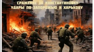 Новости СВО Сегодня- Сражение за Константиновку Удары по Запорожью и Харькову