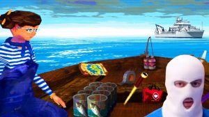 [Monver] выживаю в лодке с морячкой! спасение близко! (Don`t Sleep With Fishes!)