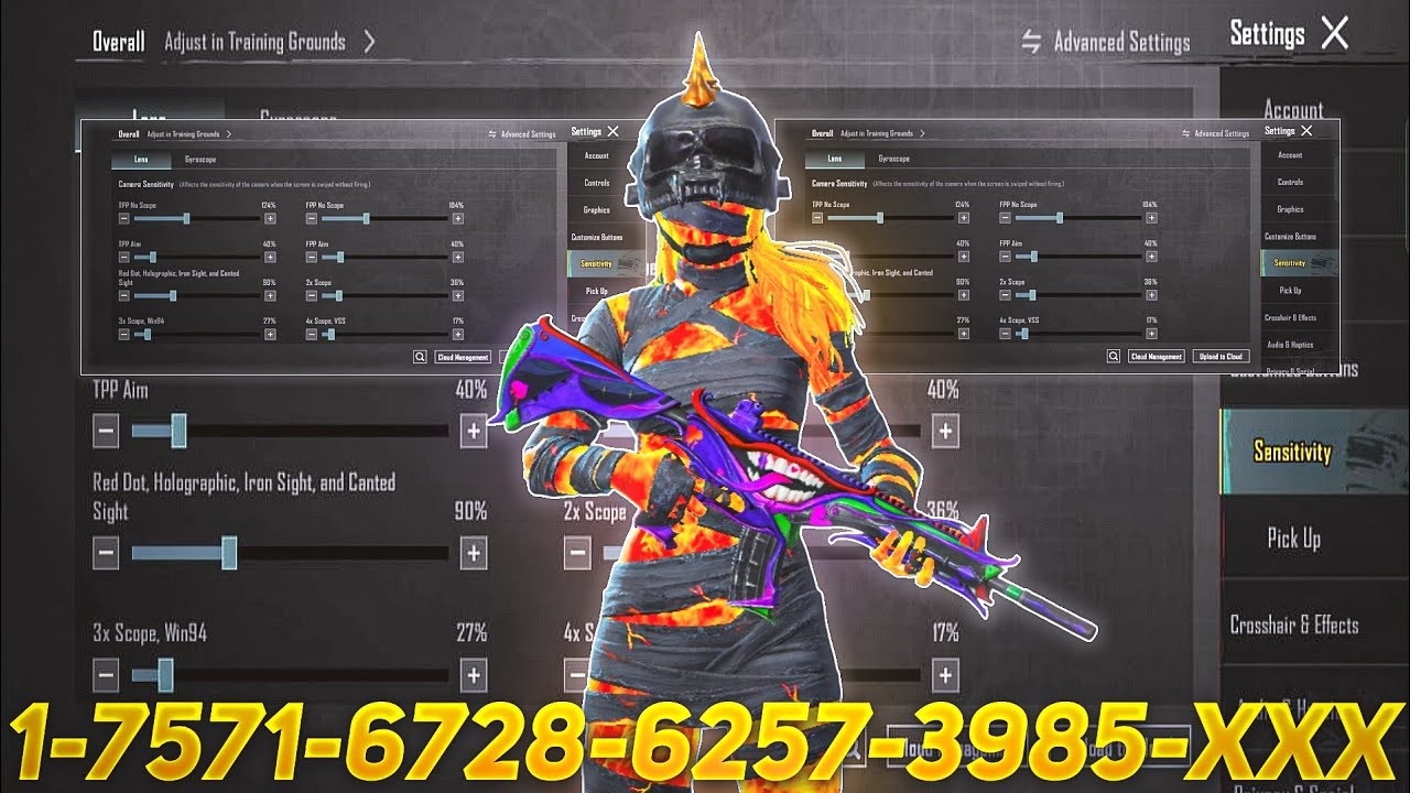 New Update 4.4⚡Best Sensitivity code + Control Settings Pubg Mobile/Bgmi Sensitivity 2026 смотреть онлайн