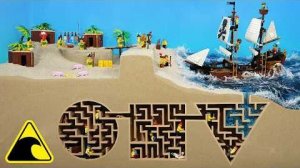 🏴☠️🌊 Пираты против гигантского цунами! Мультики для детей