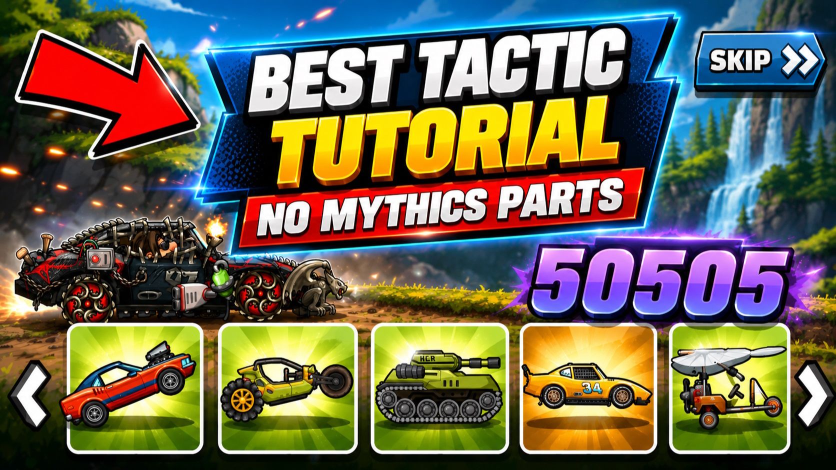 🔥 50505 TUTORIAL 🔥 (Balloom!) - Hill Climb Racing 2 смотреть онлайн