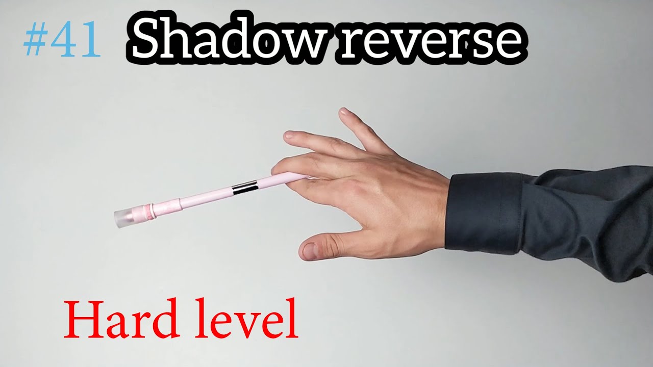 Shadow Reverse tutorial. Penspinning tutorial. Обучение трюку с ручкой. Туториал. Пенспиннинг смотреть онлайн