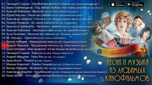 Песни и мелодии из любимых кинофильмов.