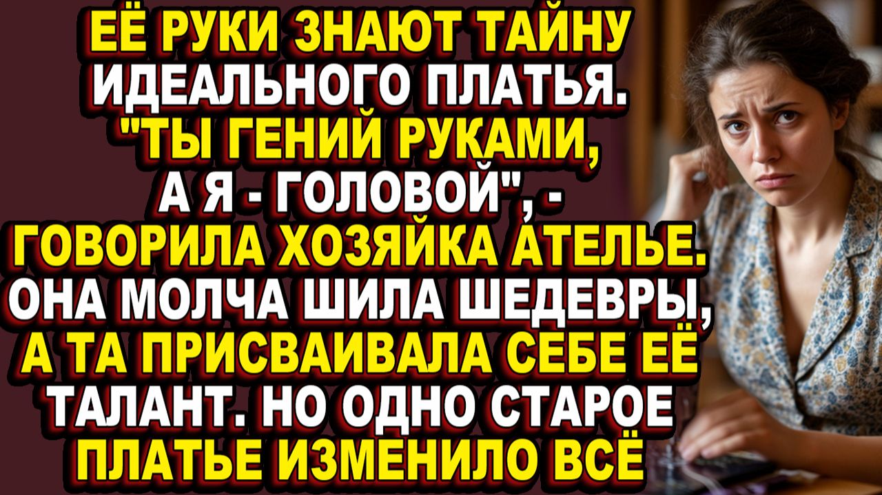 Истории из жизни|Её руки творили моду, а слава доставалась другой|Аудио рассказы|Аудиокниги слушать