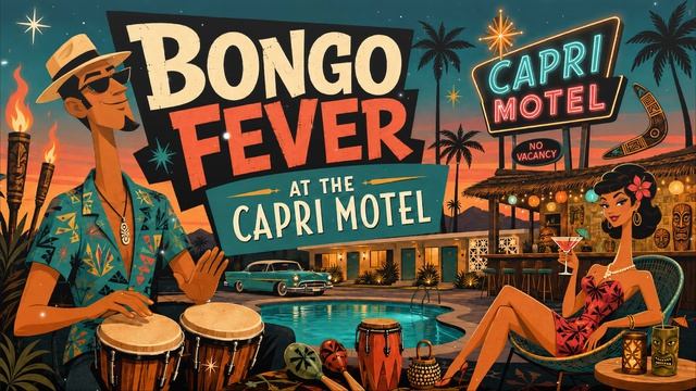 60s Cocktail Lounge Music Poolside ｜ Bongo Fever at the Capri Motel