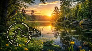 🦗Звуки природы: птицы, лягушки, лес и озеро | Успокаивающий релакс для нервов и сна🌿Nature