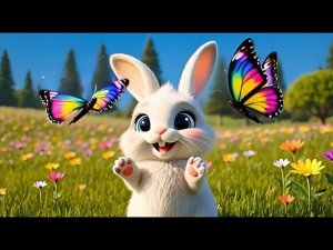 Прыг-скок зайчик 🐰 Милая песенка для детей | Bunny Song for Kids
