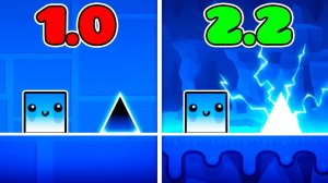 😱ПЕРВЫЙ И ПОСЛЕДНИЙ УРОВЕНЬ КАЖДОЙ ВЕРСИИ в Geometry Dash