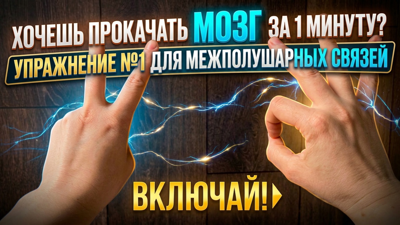 Что будет, если делать нейрогимнастику каждый день? Упражнения для мозга и памяти всего 1 минута! смотреть онлайн