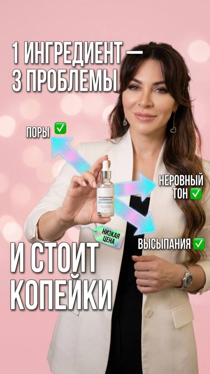 Ниацинамид: 3 проблемы — одно решение? 🔬