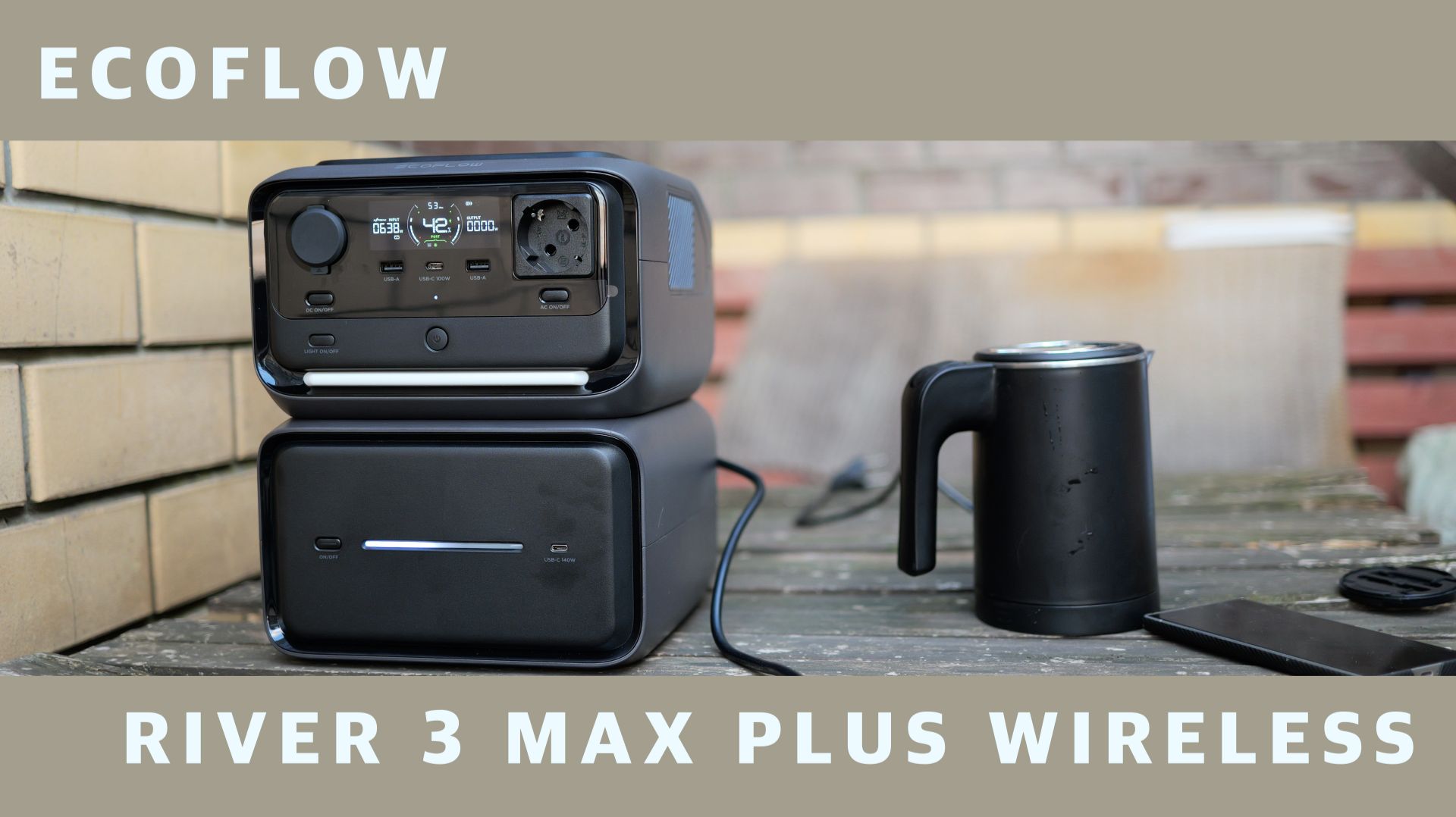Зарядная станция EcoFlow River 3 Max Plus Wireless смотреть онлайн