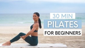 Move With Nicole - 30-МИНУТНАЯ ТРЕНИРОВКА ВСЕГО ТЕЛА/ Пилатес для начинающих дома (без оборудования)