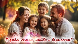 С днём семьи любви и верности
