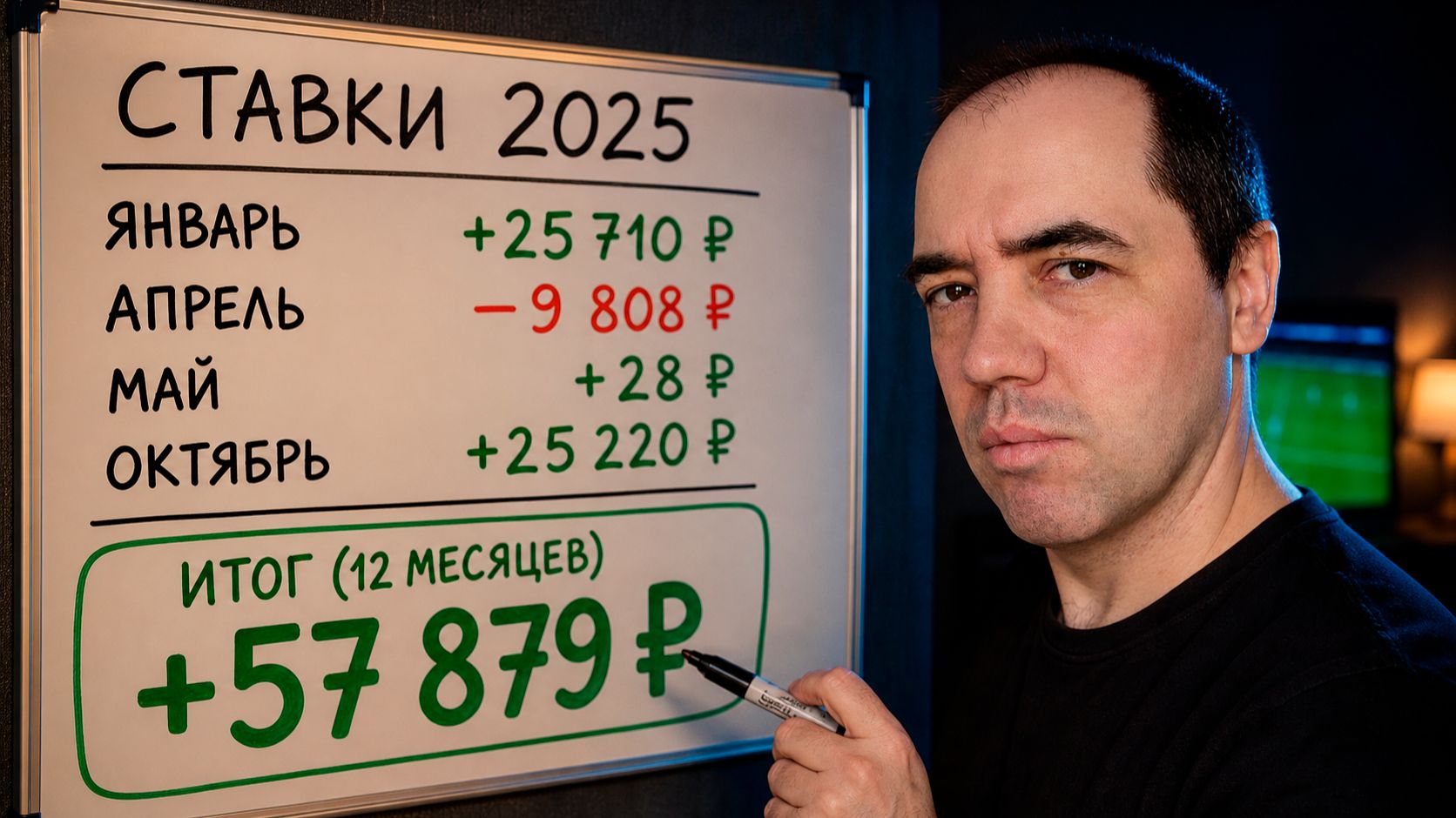 Сколько я реально заработал на ставках в 2025 году?  Честная статистика