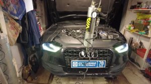 Раскоксовка Audi A4 Quattro 2.0 TFSI EA888 GEN3 CNCD по методу BG аппаратом SQUID и Clarion Guard