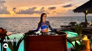 Alisha DJ | Live @ Radio Intense, Vakkaru Maldives   Melodic Techno DJ Mix