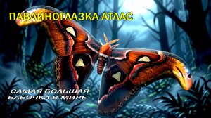 🦋У НЕЕ НЕТ РТА! 😨 САМАЯ БОЛЬШАЯ БАБОЧКА В МИРЕ 🚨