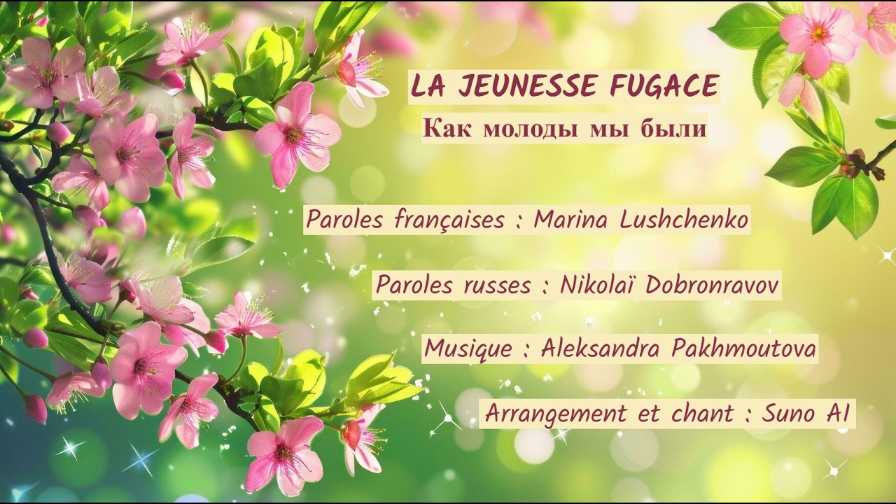 LA JEUNESSE FUGACE (chanson russe en français) – КАК МОЛОДЫ МЫ БЫЛИ (на французском) смотреть онлайн