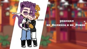 реакция не_Феликса и не_Ромео на самих себя\•/не канон\•/