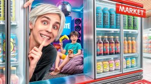 Я построил СЕКРЕТНУЮ комнату в МАГАЗИНЕ, которую вы никогда не найдете !