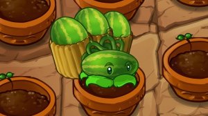 PvZ Fusion 3.8 В Обновлении Появилось Новое Растение: Тройная Арбузопульта !