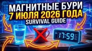 Магнитные бури 7 Июля 2026 года: Пошаговый план спасения от головной боли
