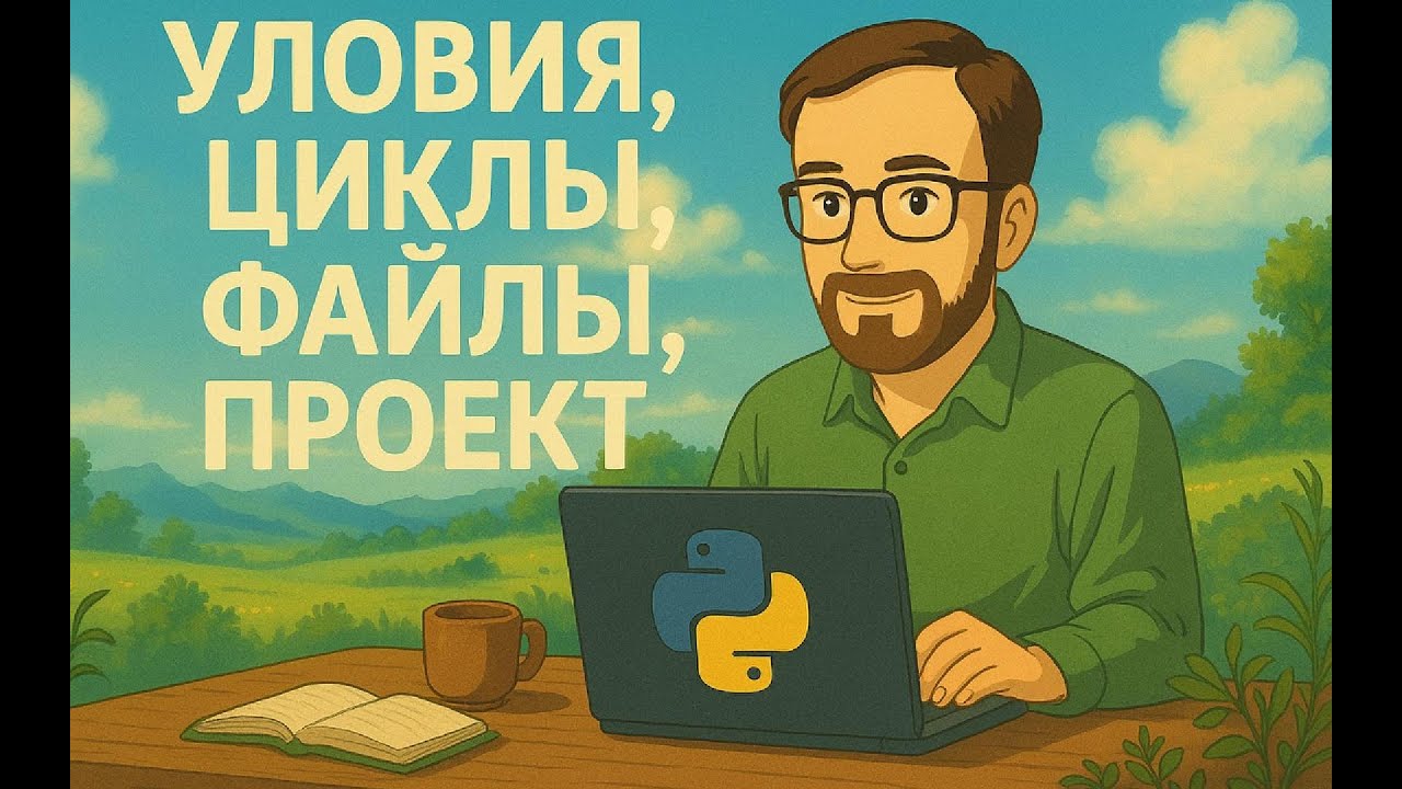 🔥 5 Тем за 20 Минут: Условия, Циклы, Списки, Файлы и Первый Проект на Python! смотреть онлайн