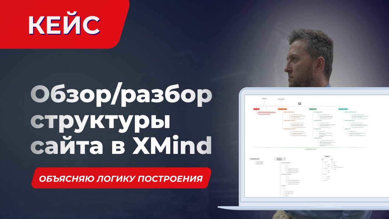 Обзор и разбор структуры сайта веб-студии в XMind | Объясняю логику построения смотреть онлайн