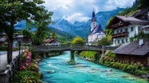 Берхтесгаден, Германия 🇩🇪 Очаровательный городок в Баварских Альпах | путешествие онлайн