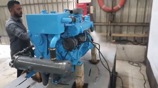 Ford 2712e Test run Sea water cooled смотреть онлайн