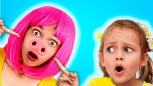 Веселая песенка про части лица: Глаза, Нос и Рот!
