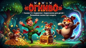🔥⚔️ «ОГНИВО» — Сказка Г.Х. Андерсена | Аудиосказка для детей | Волшебная сказка про солдата