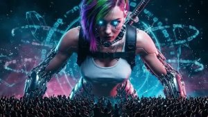 Japan Cyberpunk Drum and Bass Mix 2026   Techstep   Neurofunk   Music Visualiser