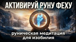 Активируй руну Феху —  руническая медитация для энергии изобилия и привлечения ресурсов