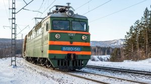 Грузовые и пассажирские поезда России на Транссибе | Железная дорога в Сибири | РЖД