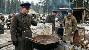 СМЕРШ ПРОВЕРИЛ ФРОНТОВУЮ КУХНЮ — И НАШЁЛ КАРТУ, СПРЯТАННУЮ В КОТЛЕ