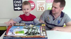 ЗЛЫЕ ПТИЧКИ ANGRY BIRDS STAR WARS. Настольная игра для детей.