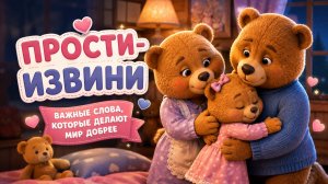 Прости — извини | Важные слова для малышей | Обучающая музыка для детей