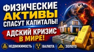 ФИЗИЧЕСКИЕ АКТИВЫ СПАСУТ КАПИТАЛЫ! АДСКИЙ КРИЗИС В МИРЕ!