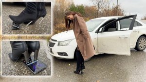 CRUSH || Ellie Crush Phone in High heels