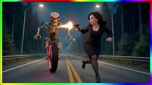 МУЛЬТИК СКЕЛЕТ ПОГОНЯ ДЛЯ ДЕТЕЙ 🏃♀️ Веселая Анимация Танец Скелета 💀