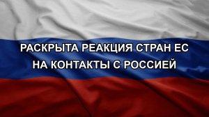 Раскрыта реакция стран ЕС на контакты с Россией