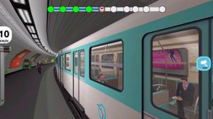 Paris, Line 1 - Симулятор Поезда Метро