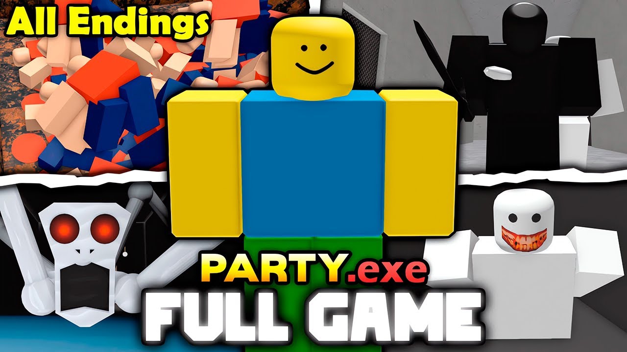 ROBLOX PARTY.EXE — Полное Прохождение Хоррора! 💀 Все 11 Секретных Концовок (Full Walkthrough) смотреть онлайн