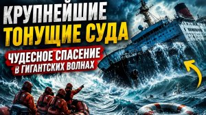Крупнейшие тонущие суда  Чудесное спасение в гигантских волнах!