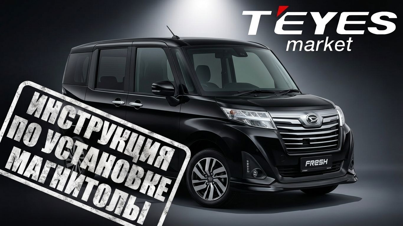 Инструкция по установке магнитолы Teyes Cc4 TOYOTA Tank 2016+ / SUBARU Justy RS 2016 / DAIHATSU Thor
